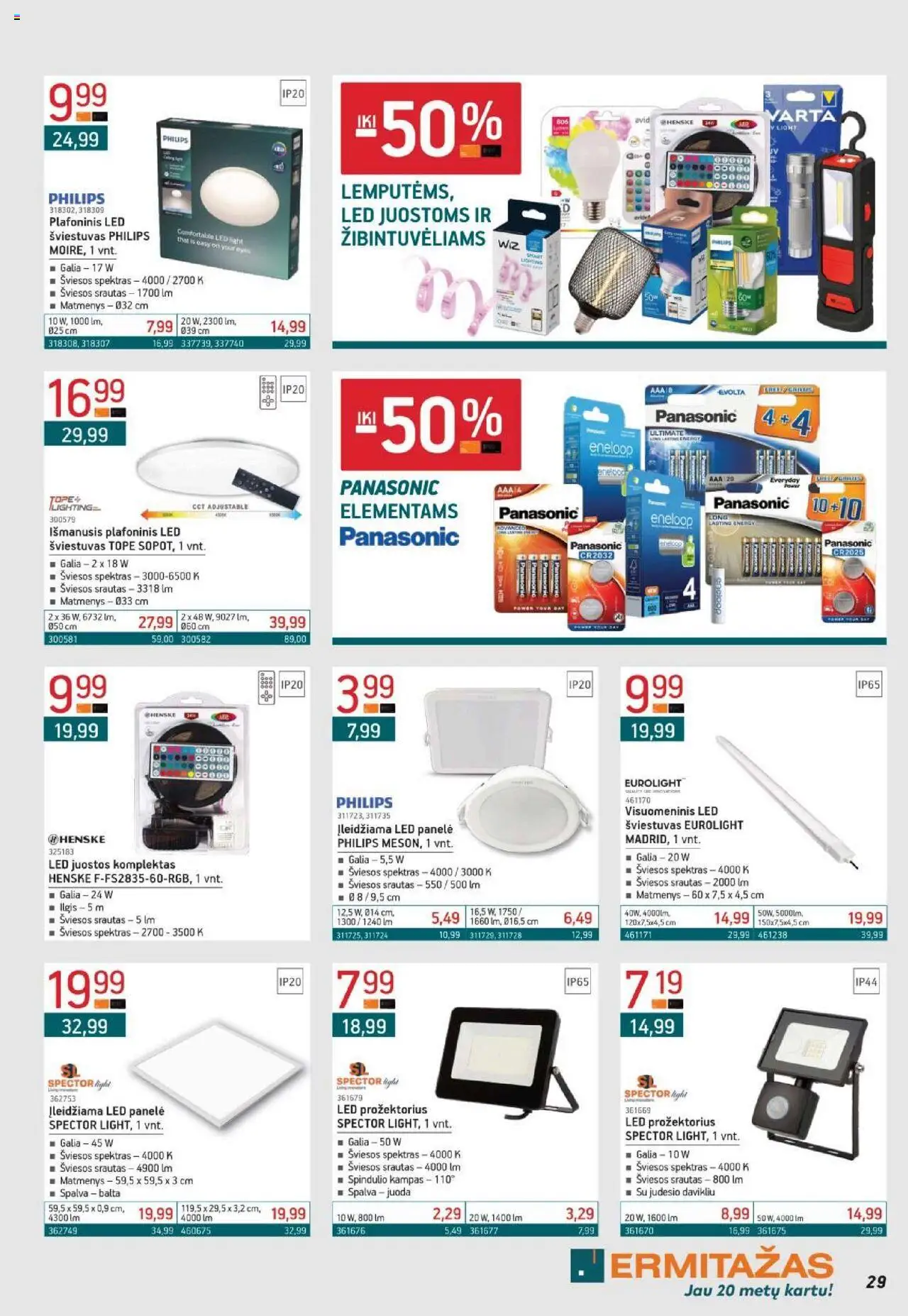ERMITAŽAS leidinys│galioja nuo 02.06.2025 | Puslapis: 29