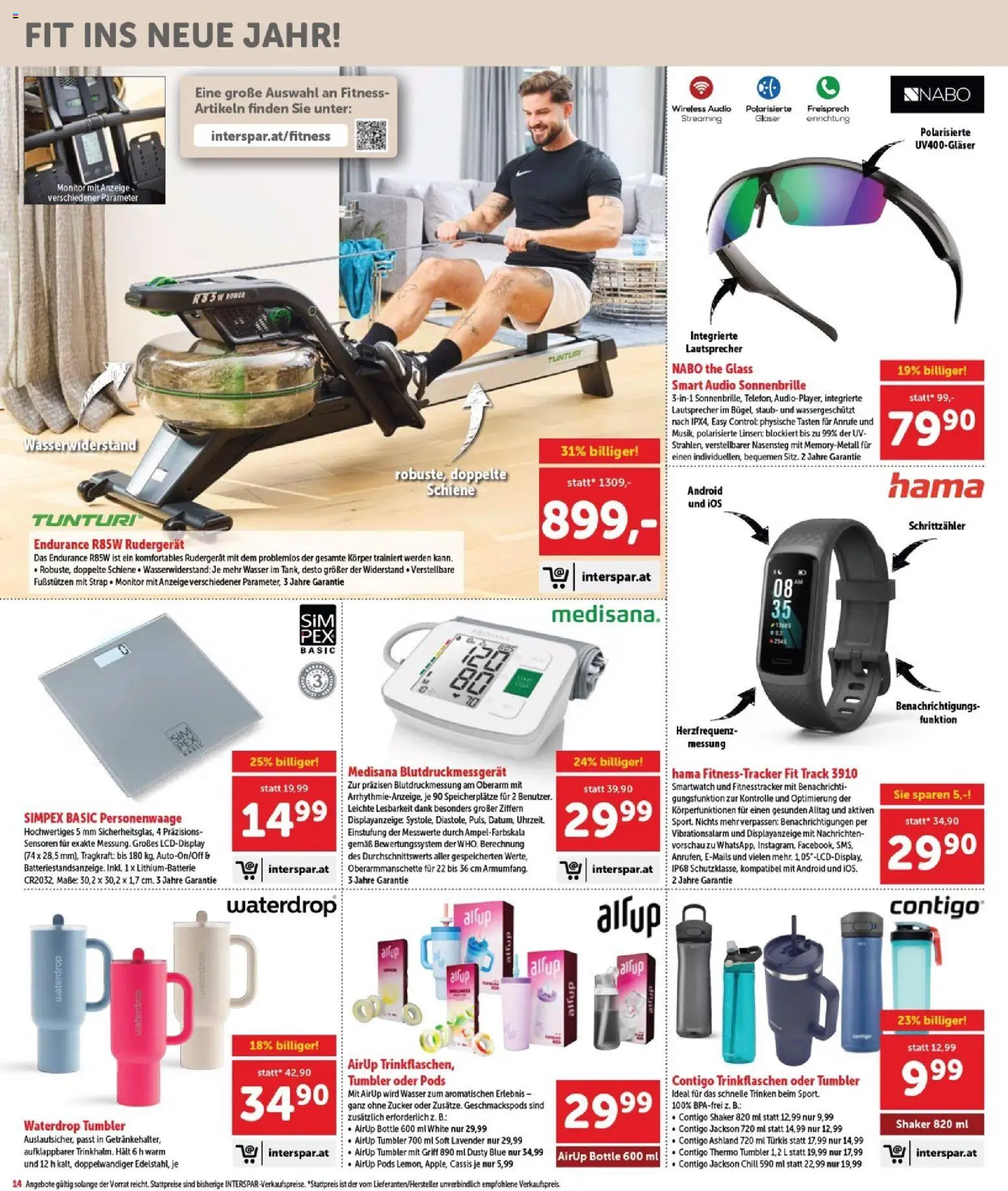 Interspar Flugblatt - Burgenland gültig ab 08.01.2026 | Seite: 14 | Produkte: Wasser, Zucker, Monitor, Lautsprecher