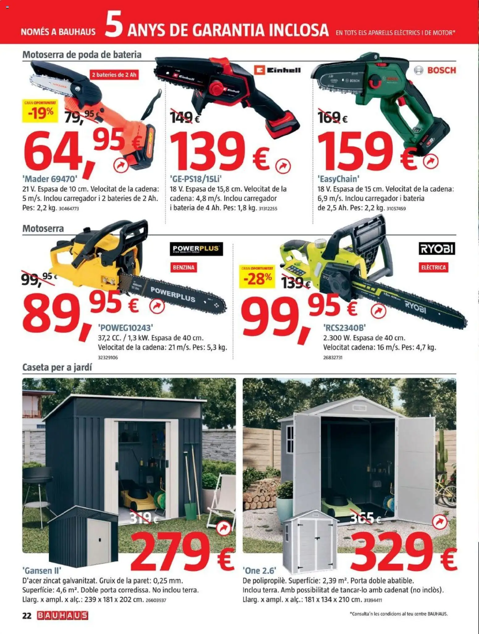 Bauhaus folleto Cat │ válido desde el 17.11.2025 | Página: 22 | Productos: Batería