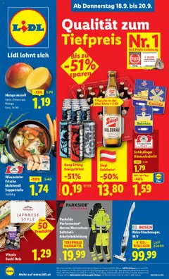 Lidl Flugblatt - Altenmarkt im Pongau, St. Johann im Pongau, Zell am See ab 18.09.2025 gültig