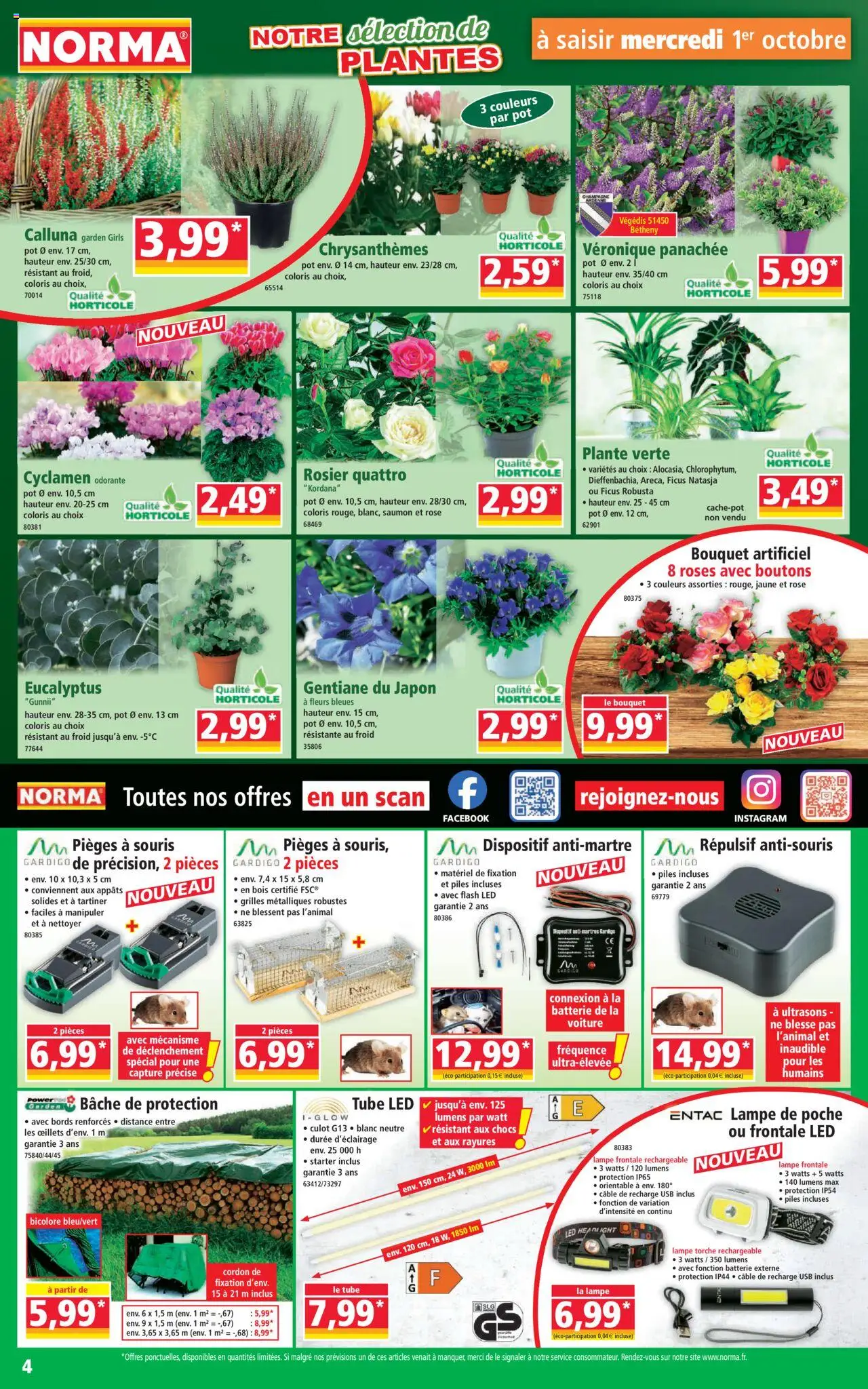  | Page: 4 | Produits: Souris, Plantes, Batterie, Lampe