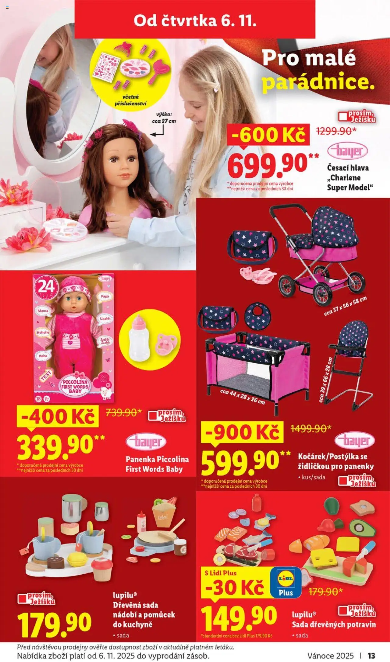 Lidl leták - Veselé Vánoce od 20.10.2025 | Strana: 13 | Produkty: Panenka, Test, Sada nádobí, Kuchyně