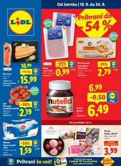 Lidl katalog akcije – veljaven od 18.09.2025