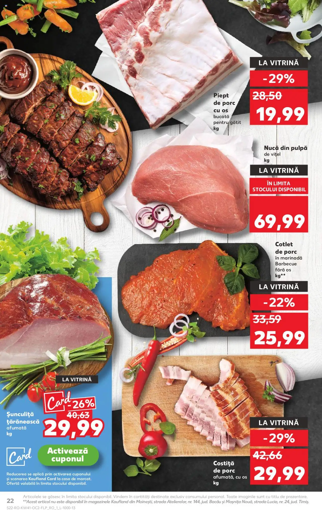 Kaufland RO akciós ujság - amely érvényes a következő dátumtól: 08.10.2025 | Oldal: 22