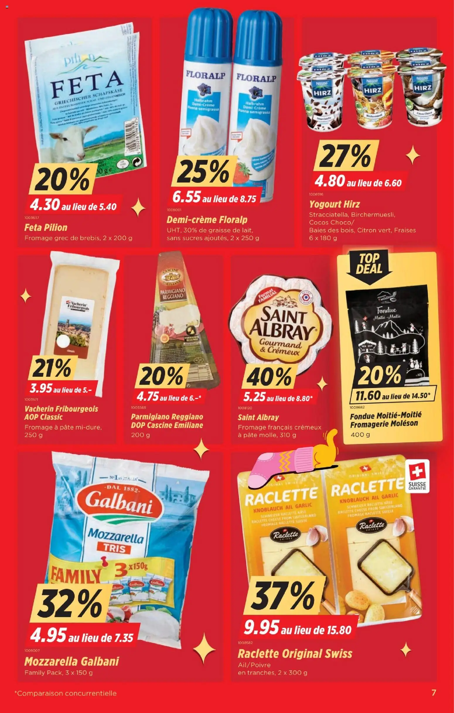Denner Aktionen FR – gültig ab 23.12.2025 | Seite: 7 | Produkte: Feta, Knoblauch, Fondue, Creme