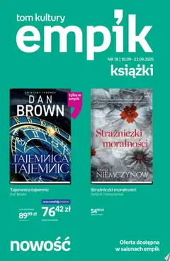 Pogląd oferty "Empik promocje - Tom kultury Książki" - ważna od 10.09.2025