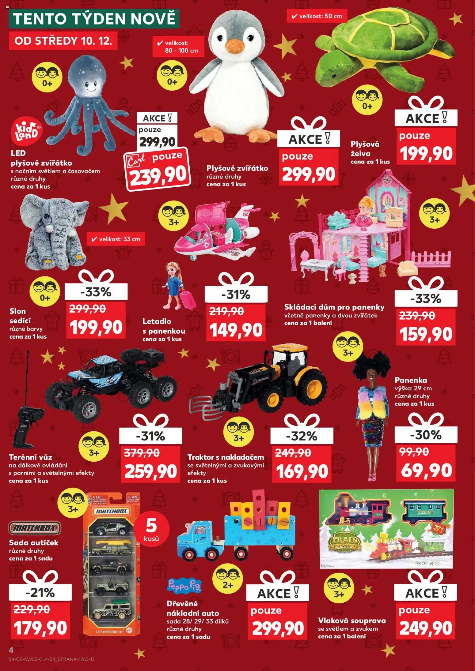 Kaufland leták - Ostrava od 10.12.2025 | Strana: 4 | Produkty: Panenka, Barvy, LED