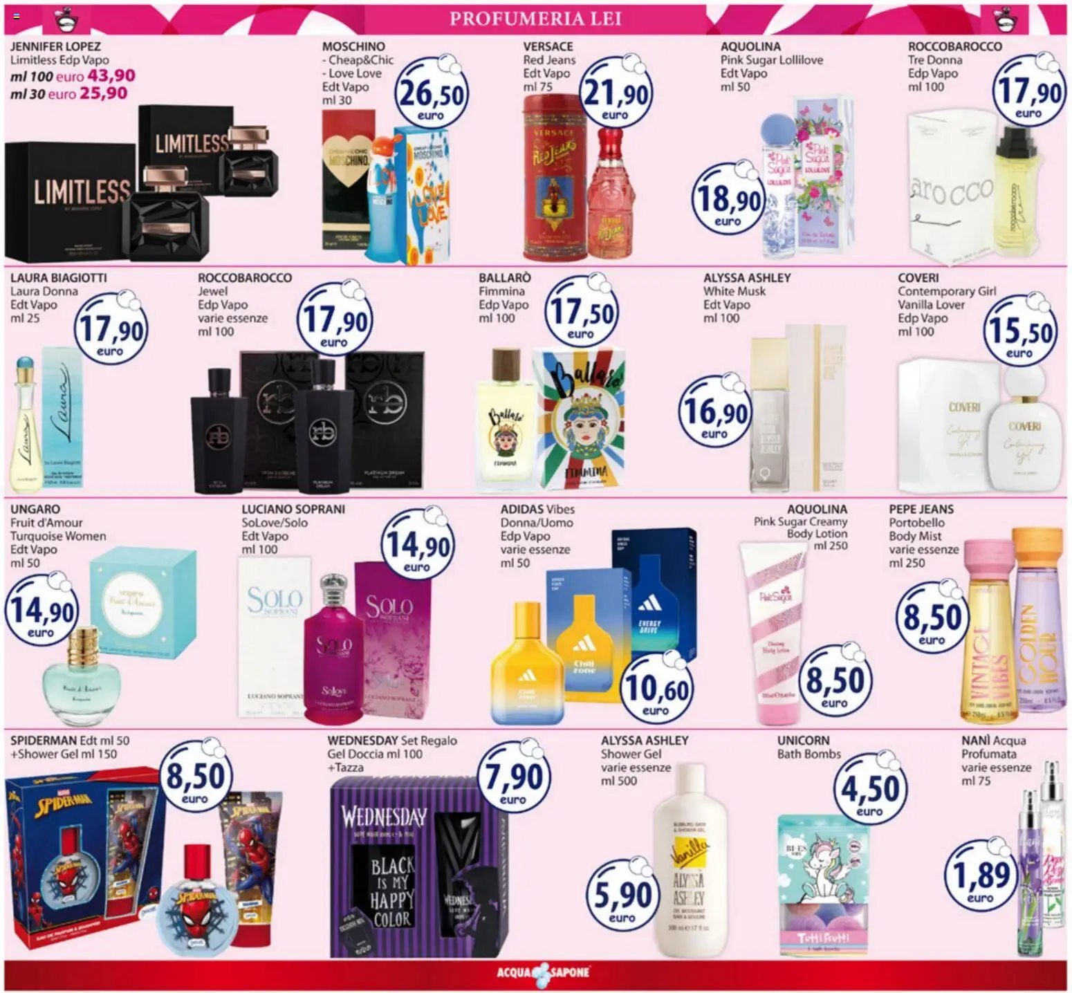 Volantino Acqua e Sapone del 15.12.2025 | Pagina: 2 | Prodotti: Sapone, Acqua, Pepe, Doccia