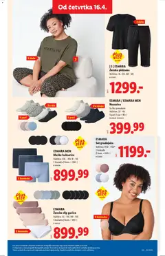 ESMARA MEN Muške bokserice, Muške bokserice, veličine: XXL - 4XL (8-10), 3 komada (1 kom. = 300.-) - pregled Lidl kataloga - važi od 16.04.2026 | Strana: 69 | Proizvode: Gaćice, Pidžama, Bokserice