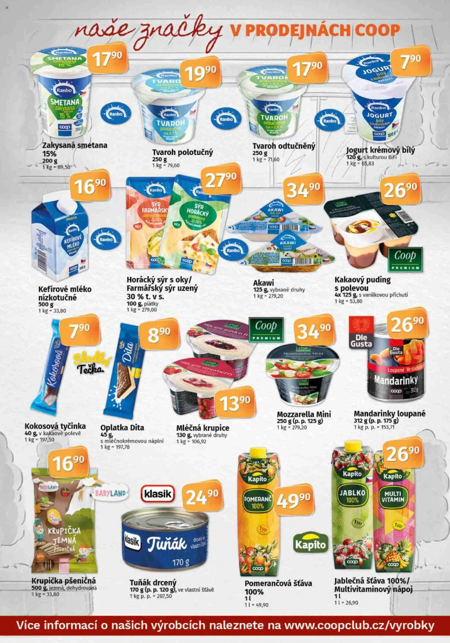 Konzum leták od 28.01.2026 | Strana: 9 | Produkty: Krupice, Puding, Zakysaná smetana, Mozzarella