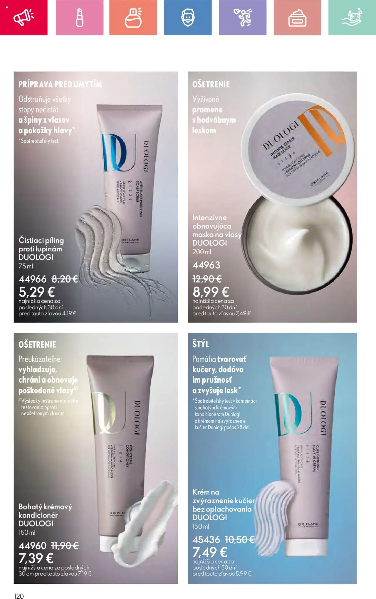 Katalóg Oriflame 12 2025 │ platný od 17.08.2025 | Strana: 120 | Produkty: Kondicionér, Maska na vlasy, Maska, Krém