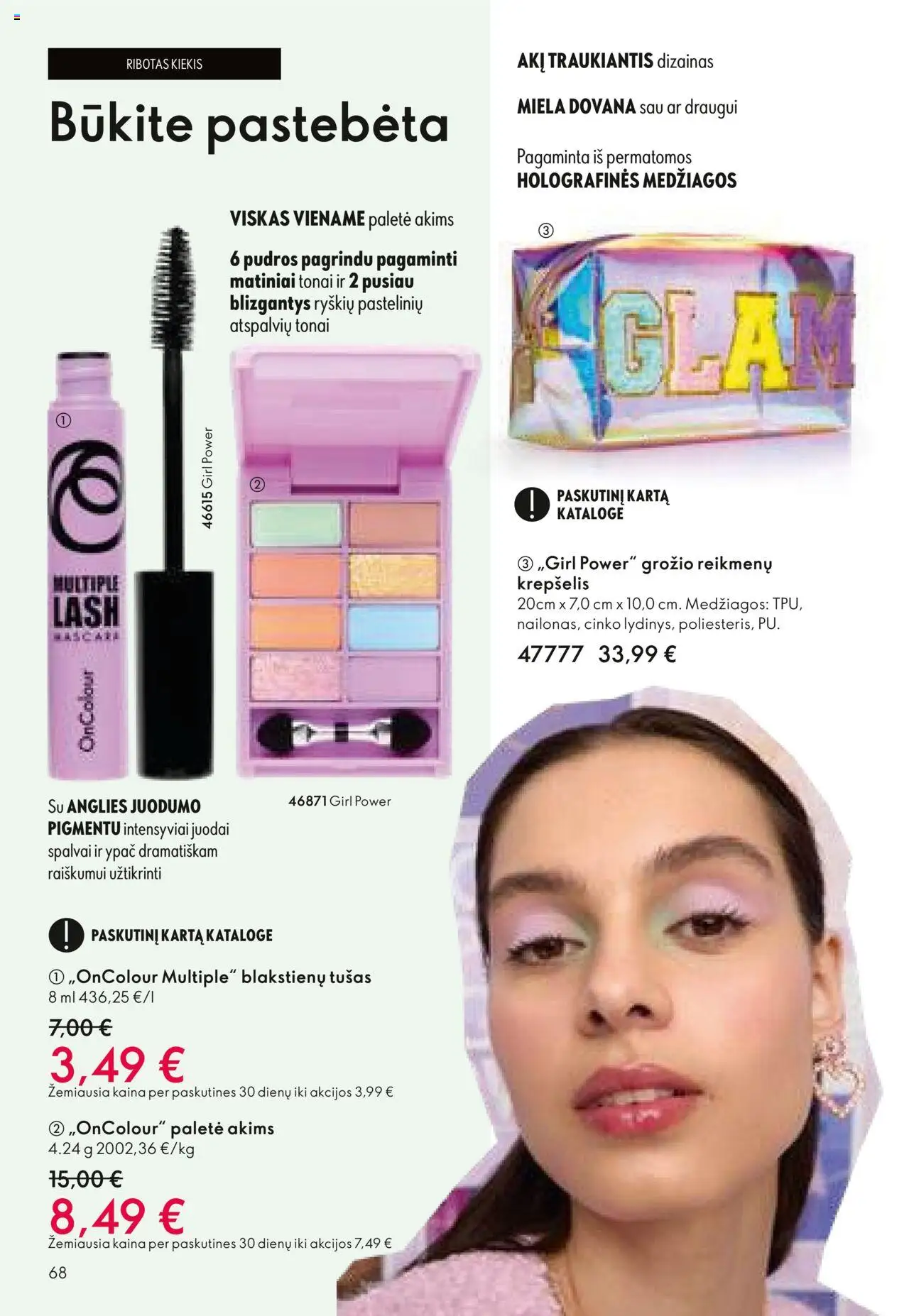 Oriflame - Katalogas 12 2025│galioja nuo 24.08.2025 | Puslapis: 68 | Prekių: Tušas, Krepšelis