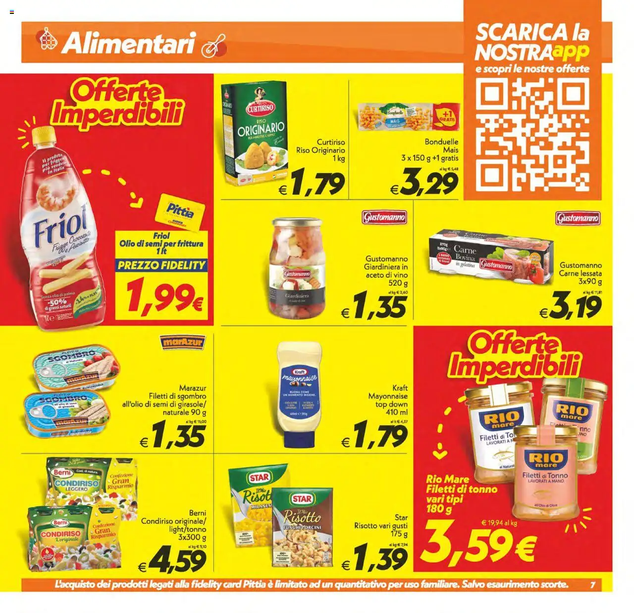 Volantino SuperConveniente del 24.07.2025 | Pagina: 7 | Prodotti: Riso, Top, Aceto, Mais