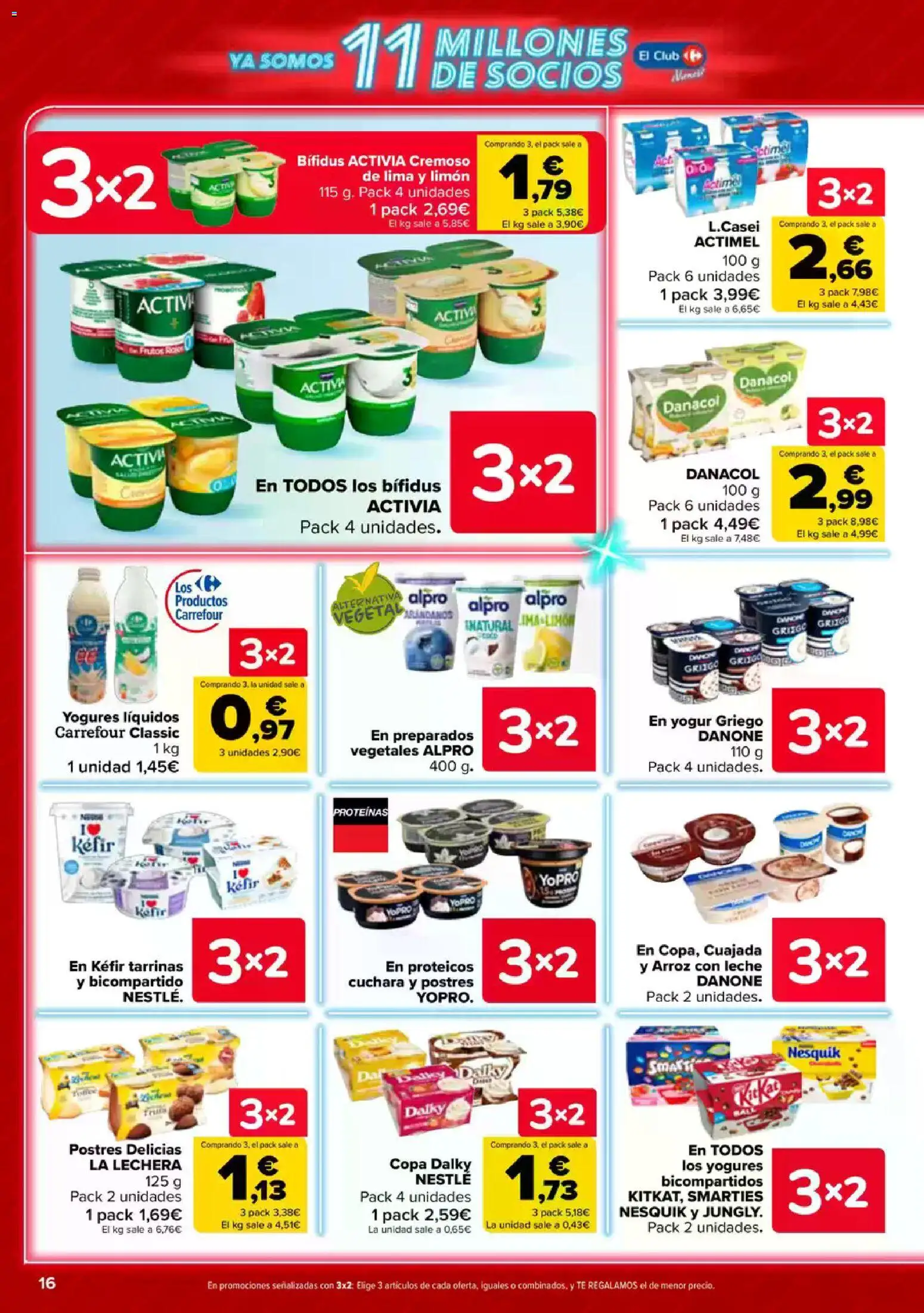 Carrefour folleto │ válido desde el 23.04.2026 | Página: 16 | Productos: Lima, Leche, Μαγειρική εστία, Arroz
