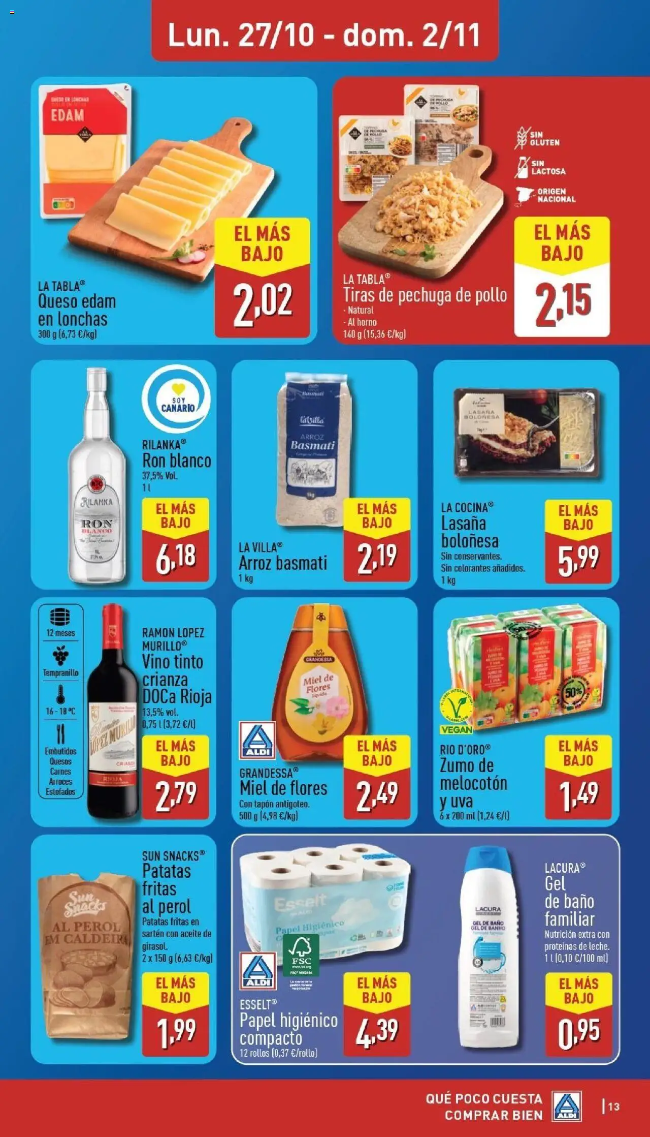 Aldi folleto Canarias │ válido desde el 27.10.2025 | Página: 13