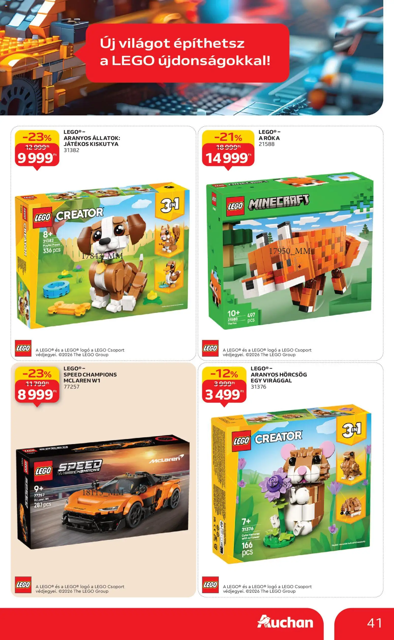Auchan akciós ujság - amely érvényes a következő dátumtól: 08.01.2026 | Oldal: 41
