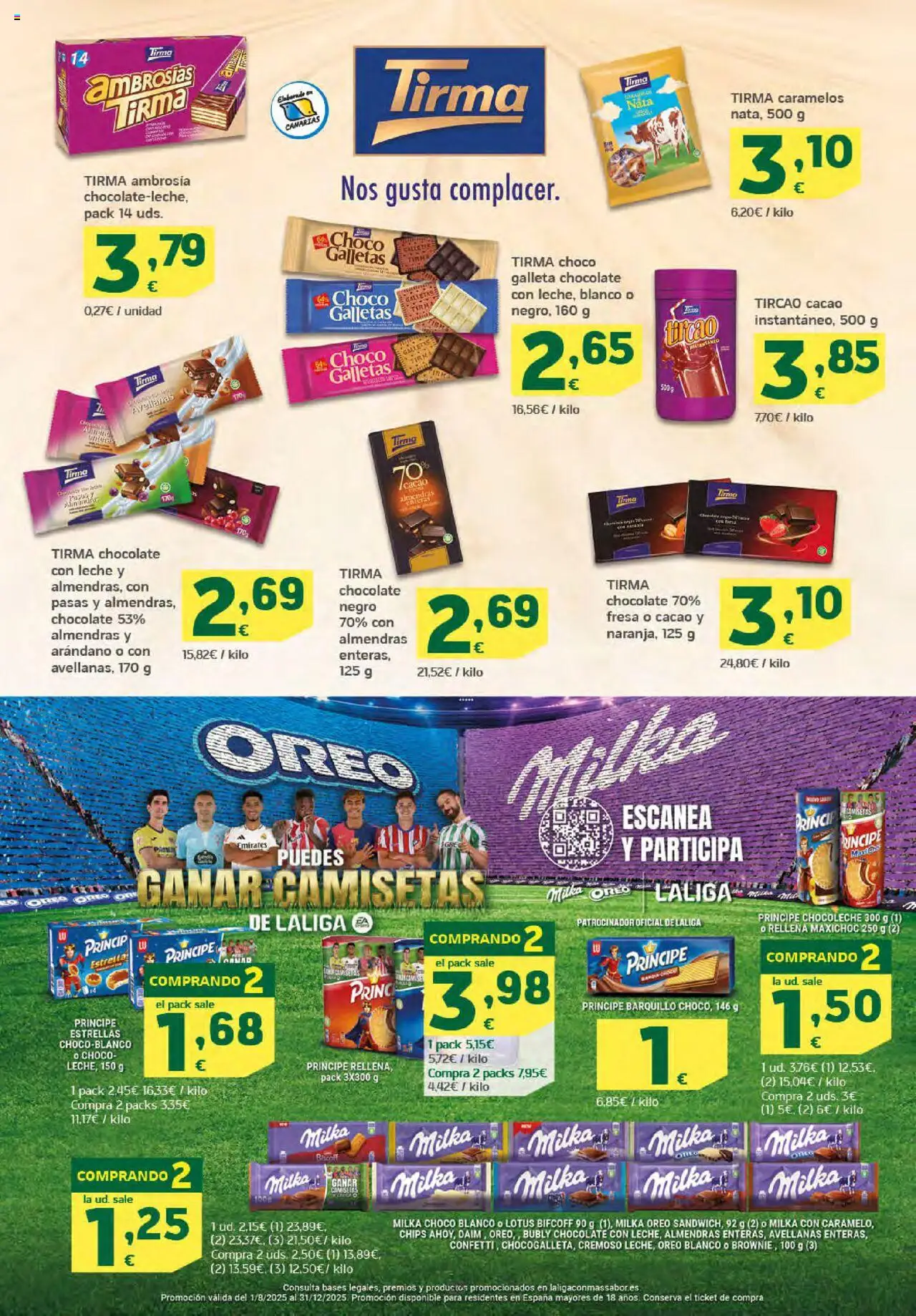 HiperDino folleto │ válido desde el 25.09.2025 | Página: 23 | Productos: Chocolate, Galletas, Chocolate con leche, Φρυγανιές σικάλεως