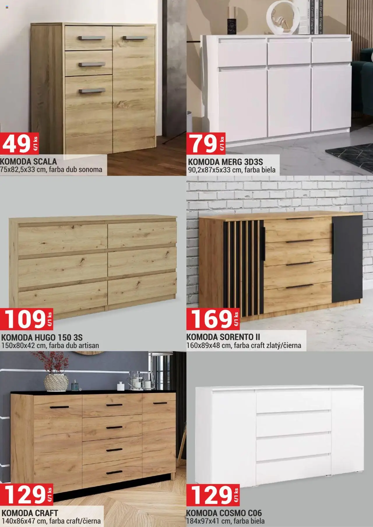 Merkury Market leták │ platný od 01.06.2025 | Strana: 26 | Produkty: Komoda