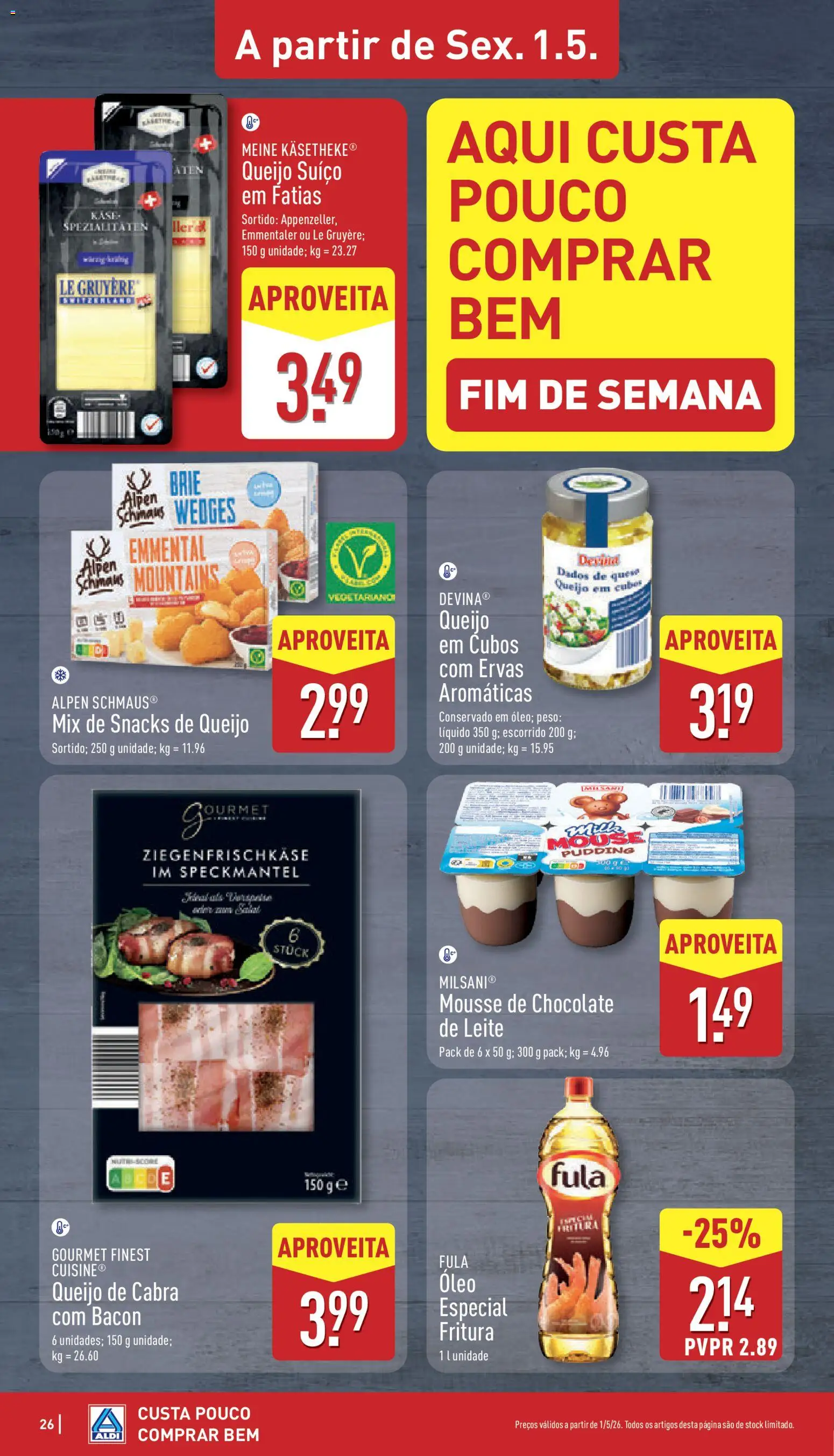 Aldi folheto | 27/04/2026 |  🎉 Como obter um desconto limitado? Poupe ainda hoje! | Portugal