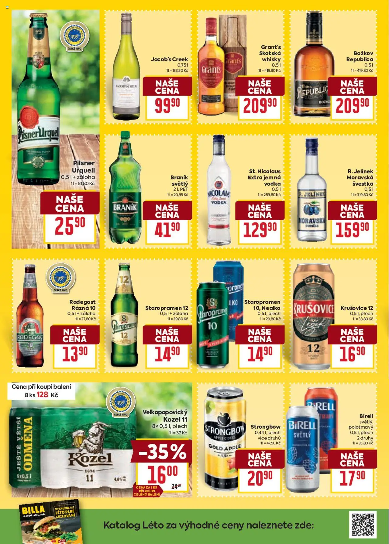 Billa Velký leták od 18.06.2025 | Strana: 24 | Produkty: Vodka, Whisky, Plech, Pilsner Urquell