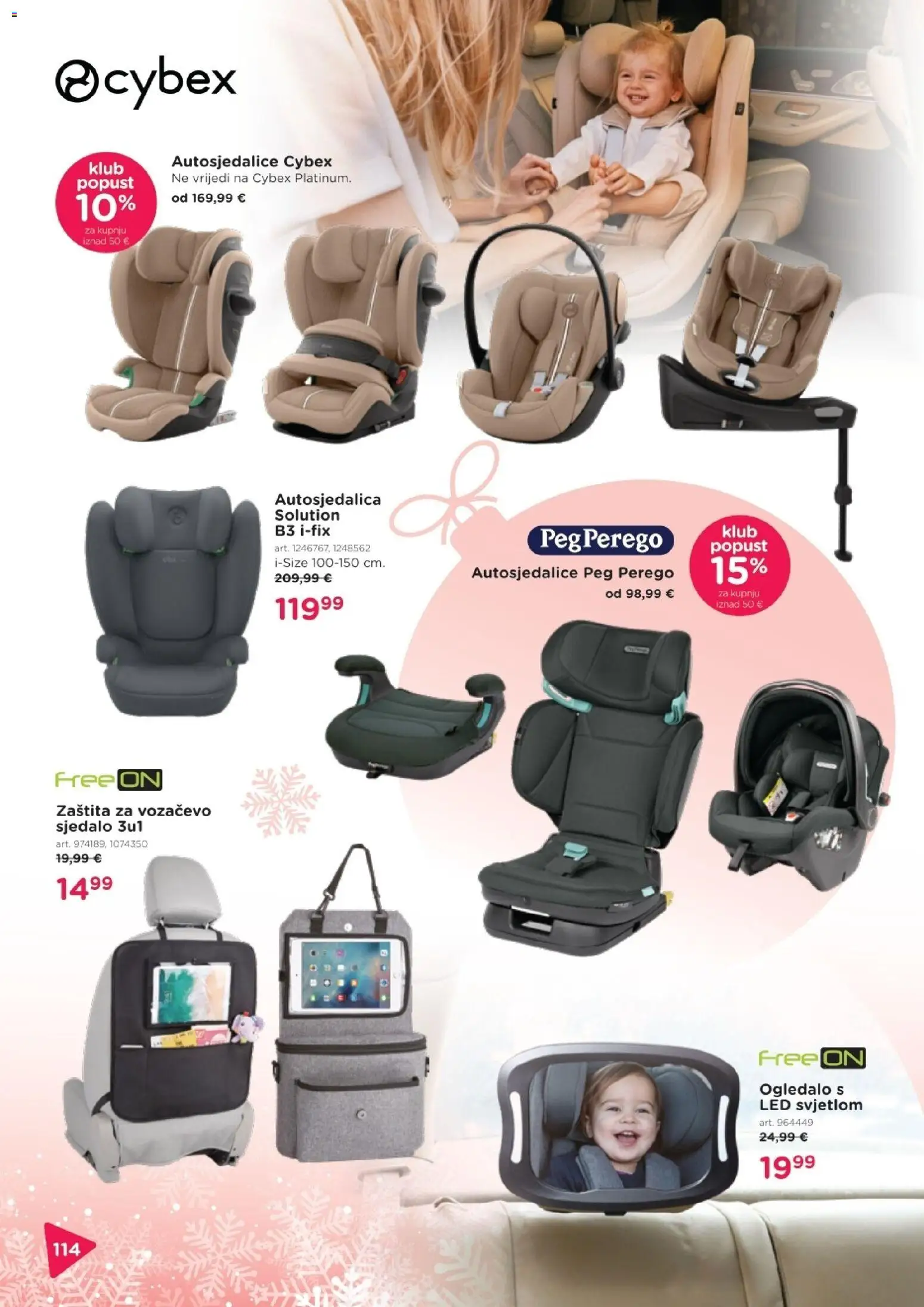Baby Center katalog | vrijedi od 01.11.2025 | Stranica: 114 | Proizvodi: Autosjedalice, Ogledalo