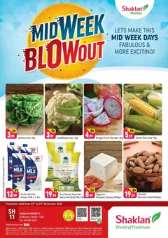 Preview of Shaklan - Midweek Blow Out - Shaklan Market 3, Al Warqa 1 valid from 03.12.2025