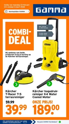 GAMMA - Folder - Voorbeeld van een folder van GAMMA, geldig van 23.02.2026