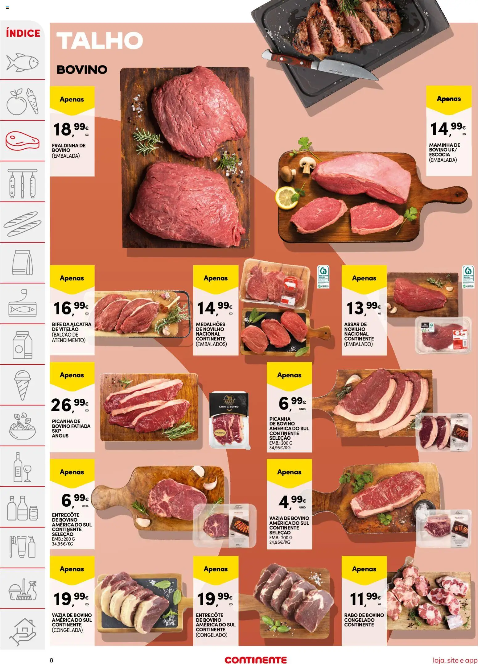 Continente folheto │ válido de 16.12.2025 | Página: 8 | Produtos: Carne