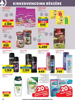 Spar akciós ujság - amely érvényes a következő dátumtól: 17.07.2025 | Oldal: 18 | Termékek: Macskaeledel, Habfürdő, Szappan, Tusfürdő