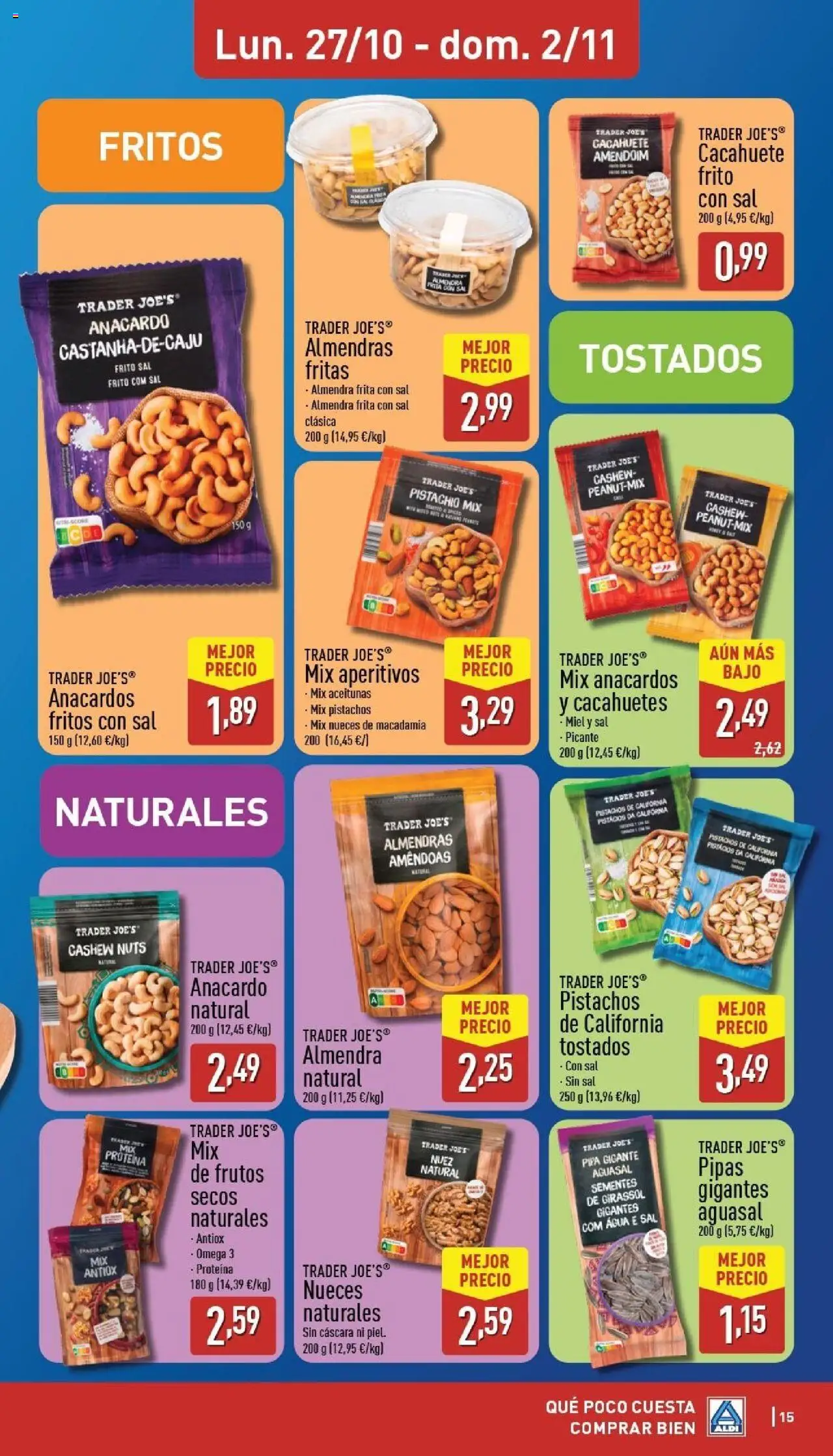 Aldi folleto Baleares │ válido desde el 27.10.2025 | Página: 15 | Productos: Δοχείο φοντί, Ψηφιακή κάμερα, Frutos secos