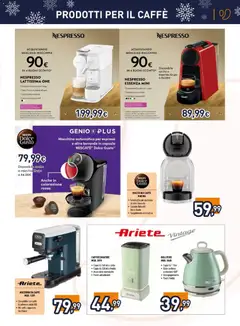 Anteprima del volantino Unieuro Piccoli Elettrodomestici catalogo valido a partire dal 06.12.2025 | Pagina: 5 | Prodotti: Caffè, Tè, Latte, Bollitore