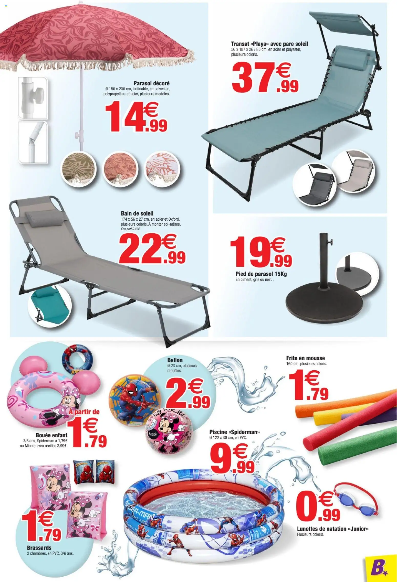 {H1} | Page: 11 | Produits: Transat, Mousse, Parasol, Pied de parasol