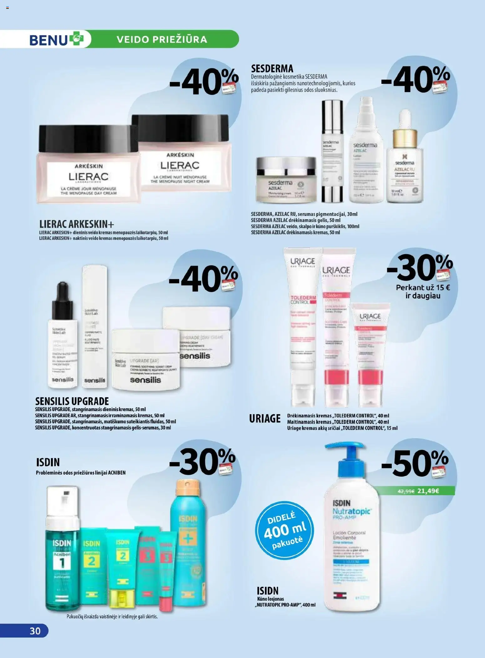 BENU akcijos nuo 01.11.2025 | Puslapis: 30 | Prekių: Kremas