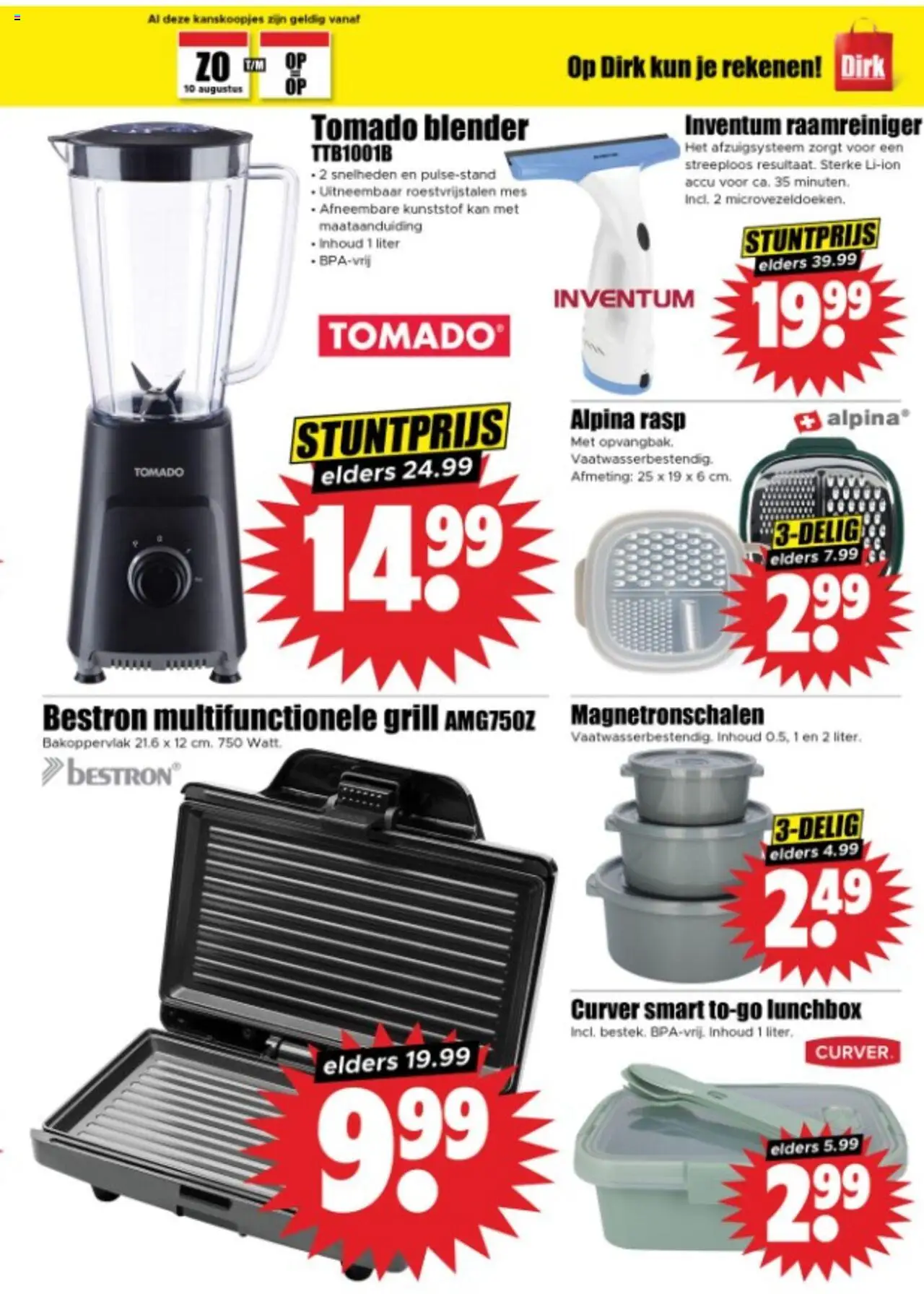  | Pagina: 31 | Producten: Lunchbox, Mes, Kan, Blender