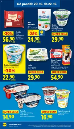 Náhled letáku Lučina, 120 g, s pažitkou, 100 g = 24,92 Kč od 20.10.2025 | Strana: 22 | Produkty: Lučina, Mozzarella, Kinder, Cheddar