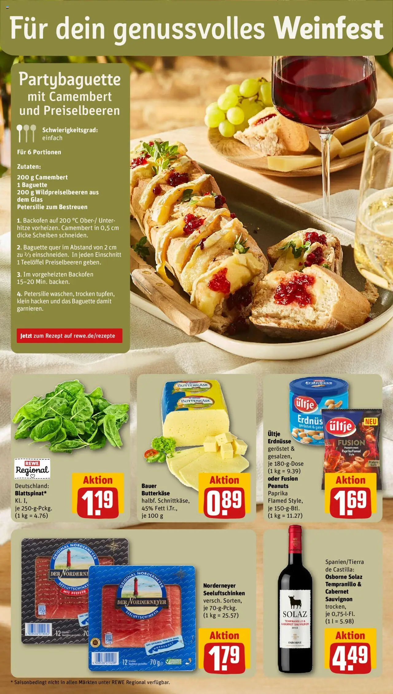 Rewe ihr Kaufpark Prospekt 	 – gültig ab 06.10.2025 | Seite: 16 | Produkte: Ultje erdnusse, Erdnüsse, Osborne, Petersilie