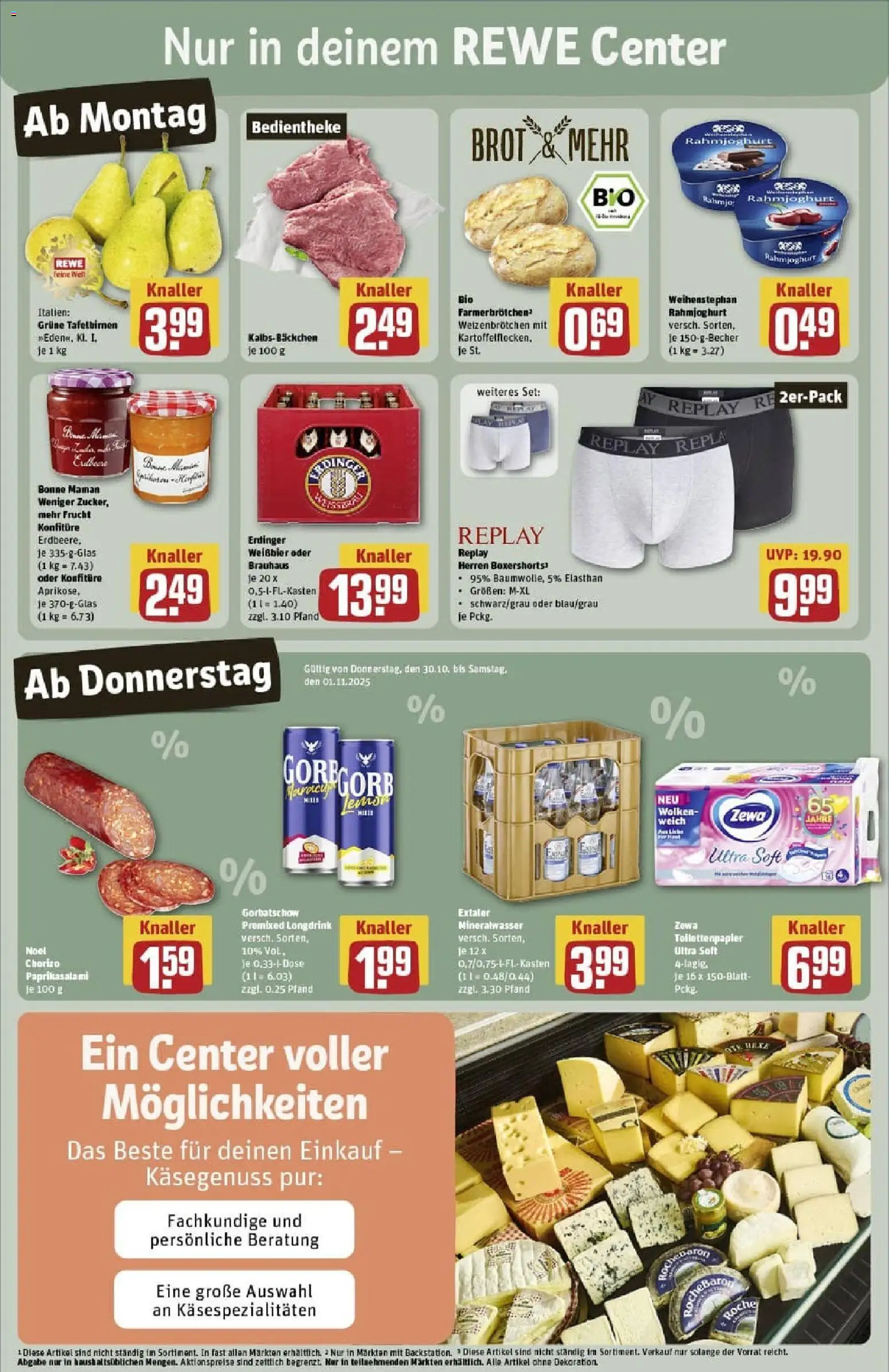 Rewe prospekt Salzgitter	 – gültig ab 26.10.2025 | Seite: 7 | Produkte: Erdinger, Weißbier, Paprika, Salami