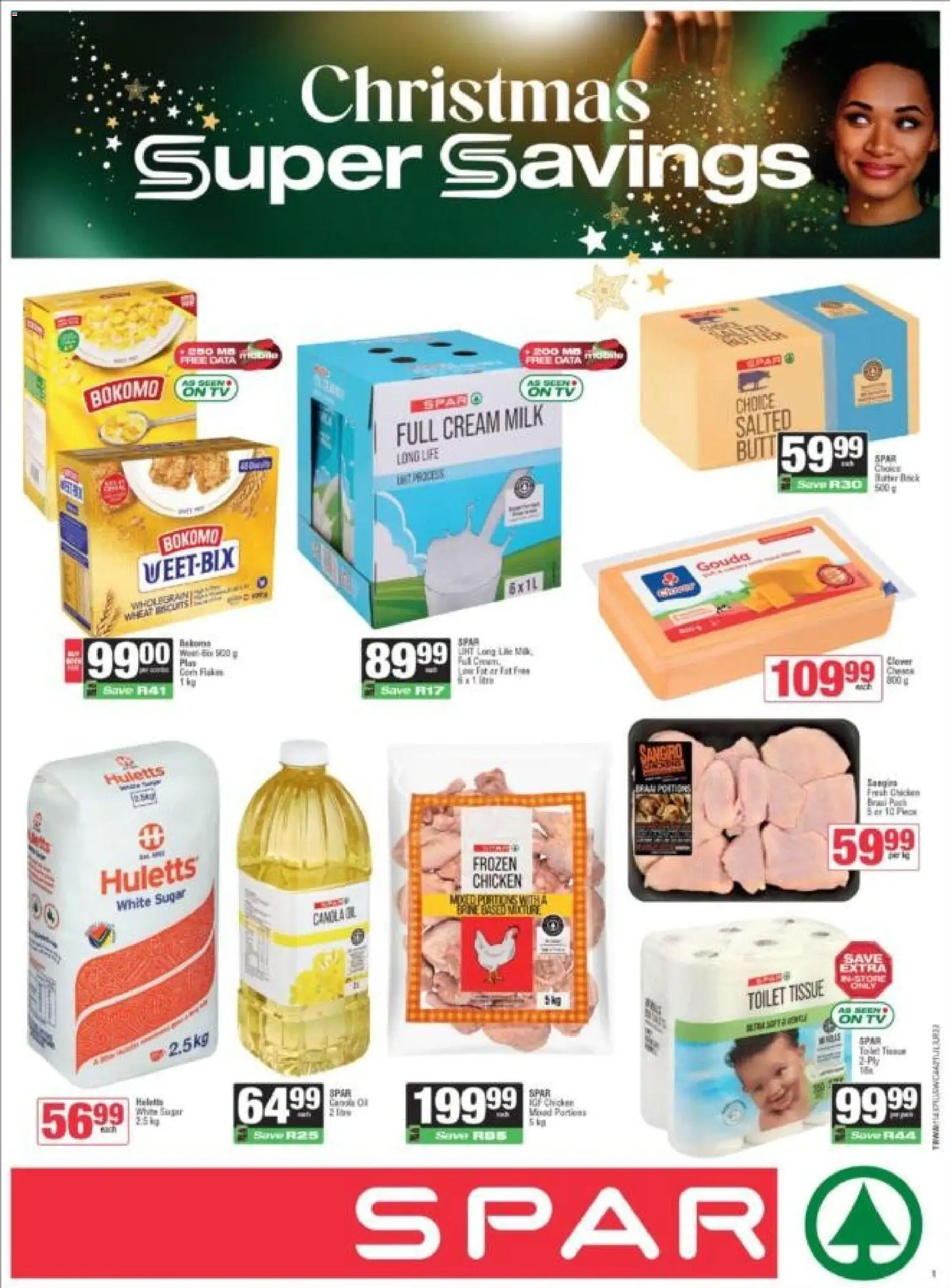 New Spar catalogue – valid from 21.10.2025 | Page: 5 | Products: TV, Chicken, Cream, Sugar