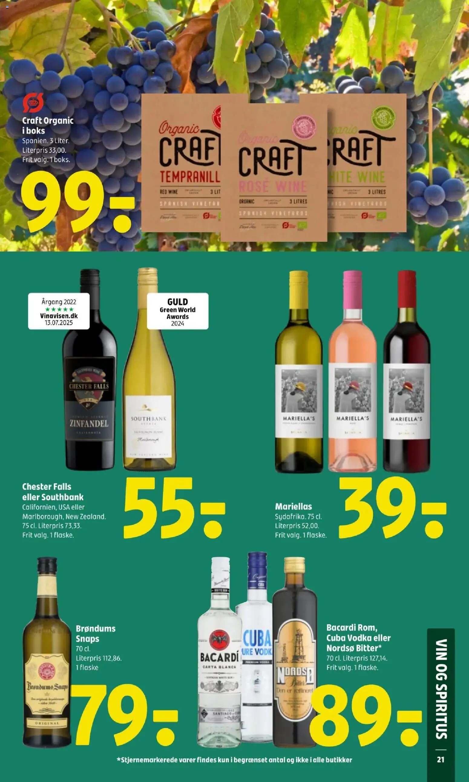 Coop 365 tilbudsavis – gyldig fra 20.11.2025 | Side: 23 | Produkter: Boks, Vin, Vodka, Ure