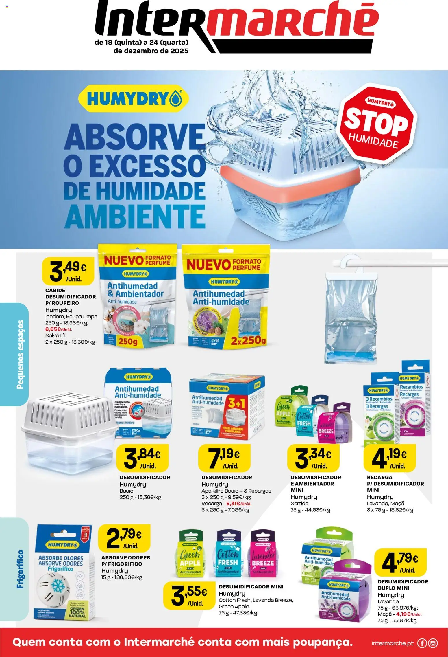Intermarché Folheto Mini │ válido de 18.12.2025 | Página: 1 | Produtos: Perfume, Roupeiro, Cabide, Desumidificador