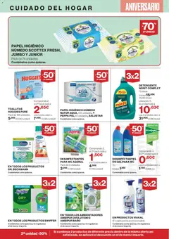 Vista previa Hipercor catálogo válido desde el 23.10.2025 | Página: 38 | Productos: Detergente, Té, Ropa, Baño