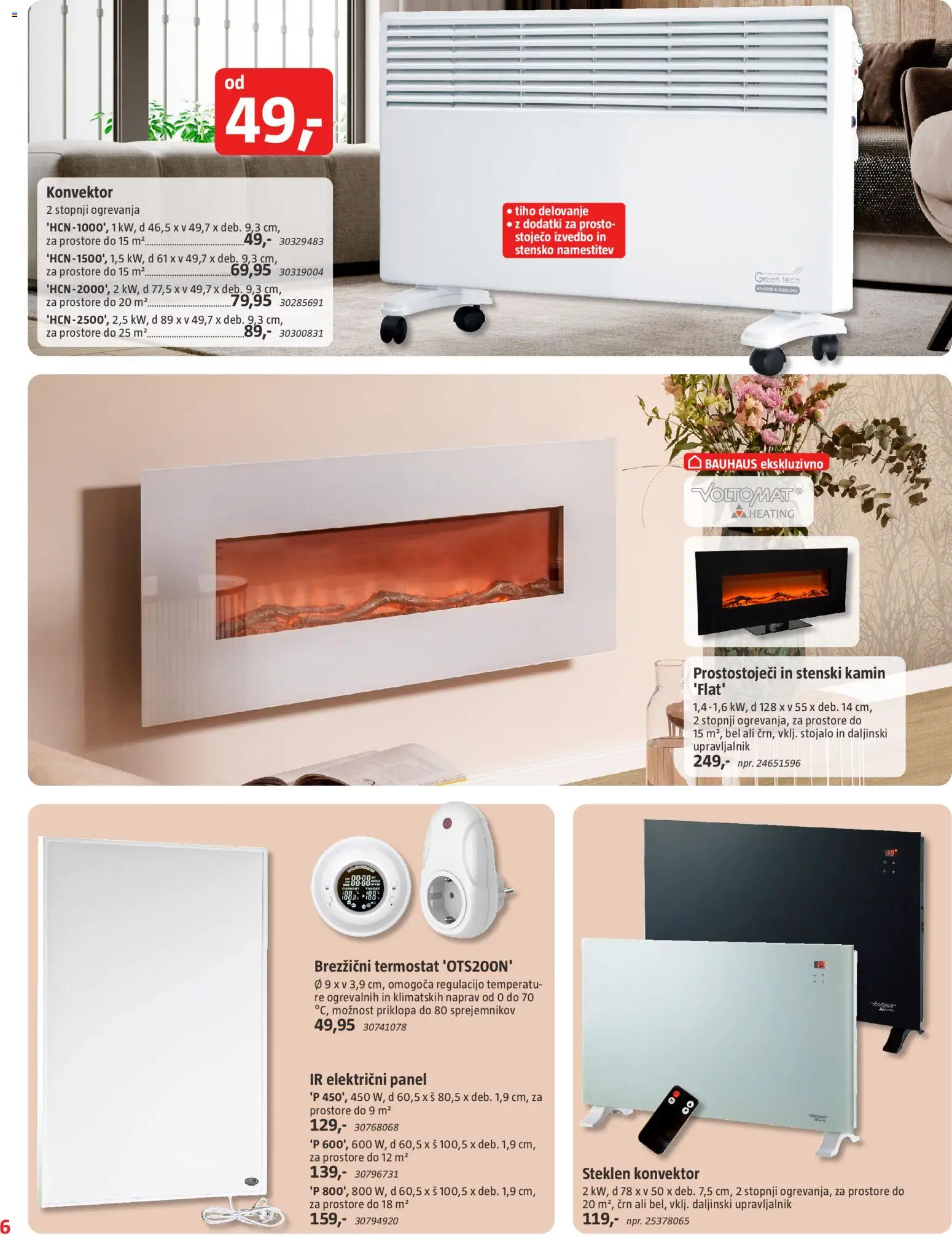 Novi Bauhaus katalog ponudbe – veljaven od 06.11.2025 | Stran: 6 | Izdelki: Termostat