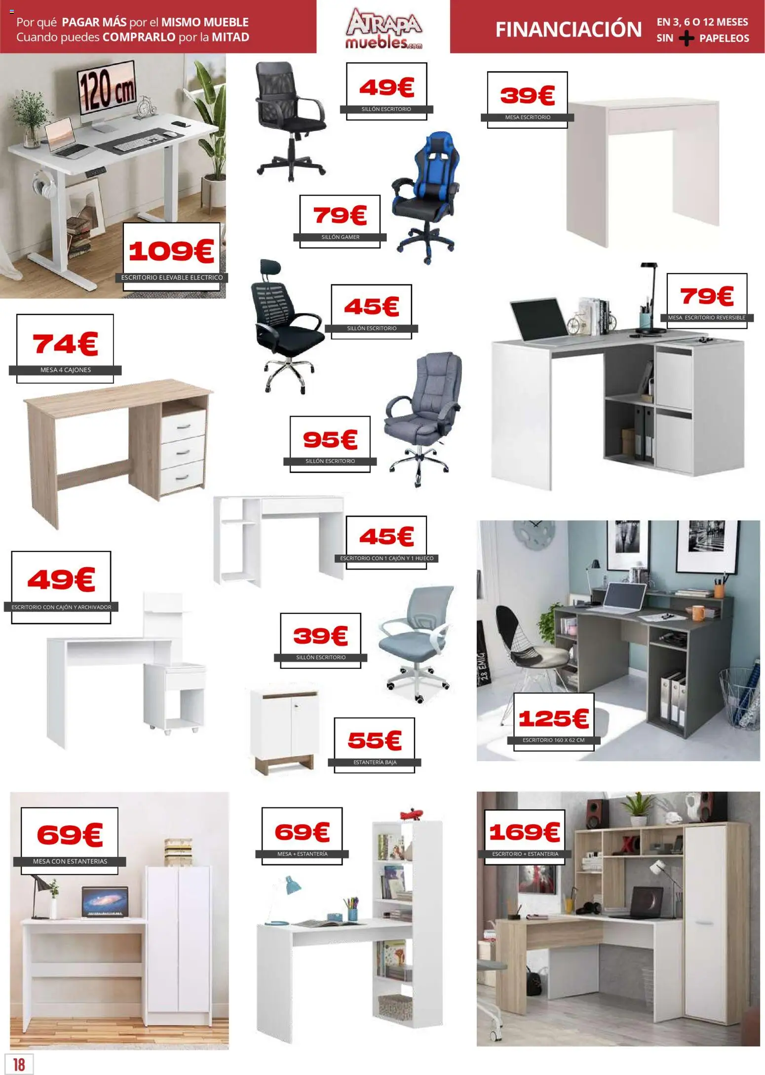 Atrapa Muebles - folleto │ válido desde el 01.02.2026 | Página: 18 | Productos: Archivador, Sillón, Mesa