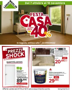 Anteprima del volantino Catalogo Leroy Merlin valido a partire dal 07.10.2025
