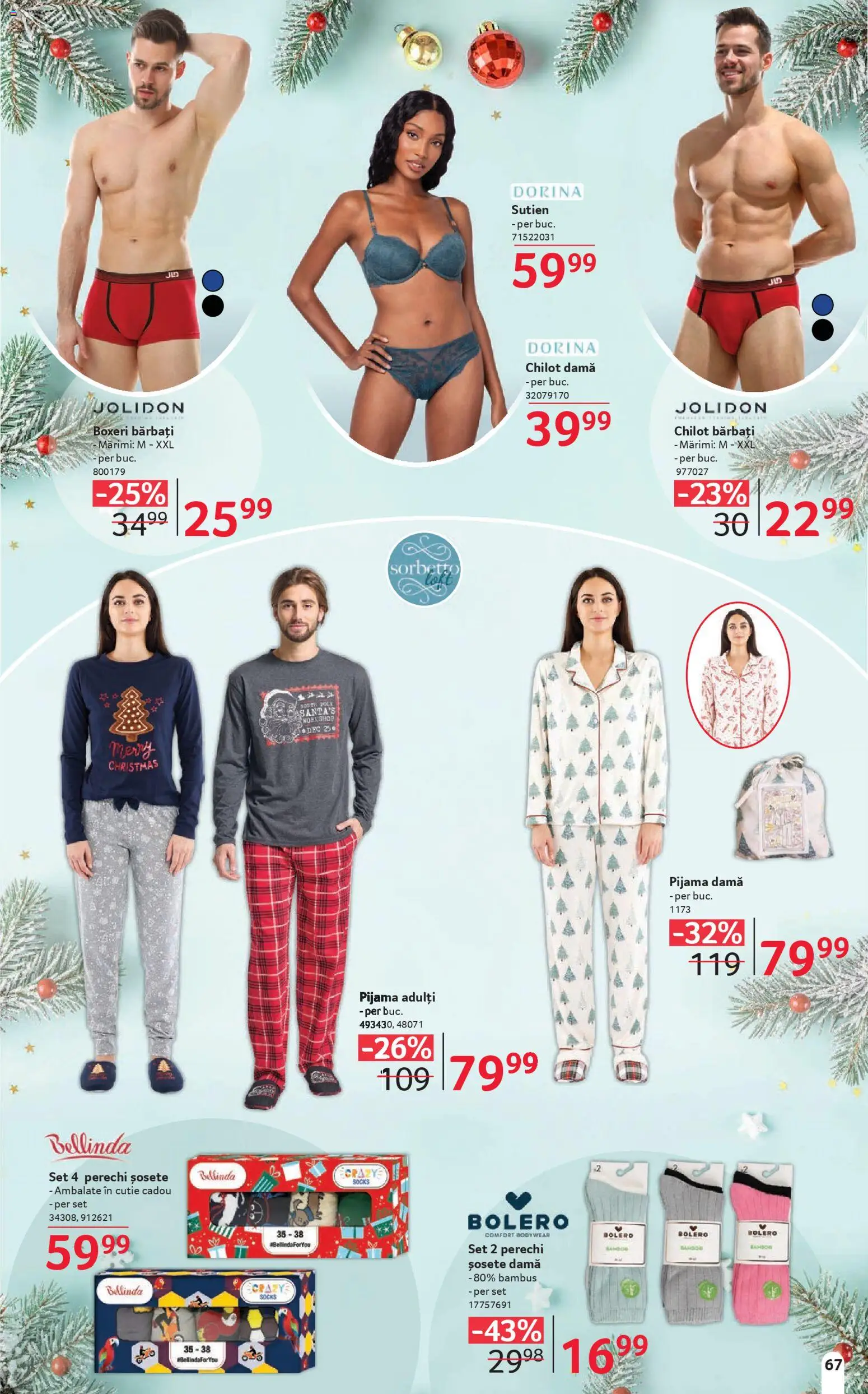 Noul catalog Selgros – valabil de la 06.12.2025 | Pagină: 67 | Produse: Cutie, Sutien, Șosete, Boxeri