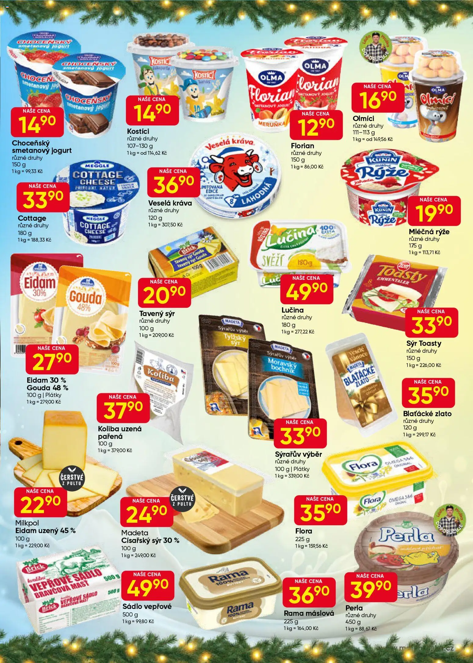 Hruška leták od 17.12.2025 | Strana: 3 | Produkty: Gouda, Lučina, Rýže, Omega