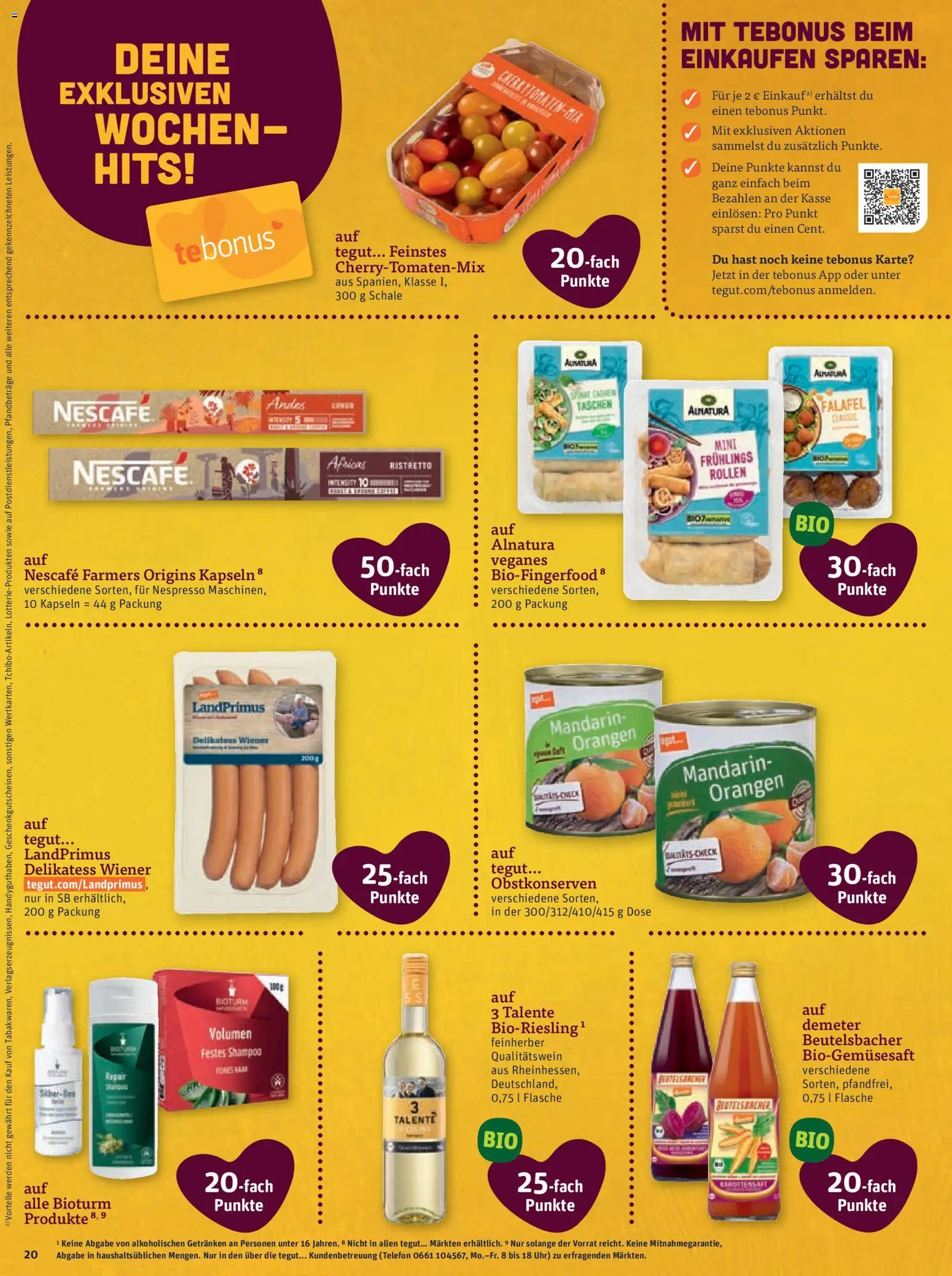 Tegut Prospekt 	 – gültig ab 09.02.2026 | Seite: 22