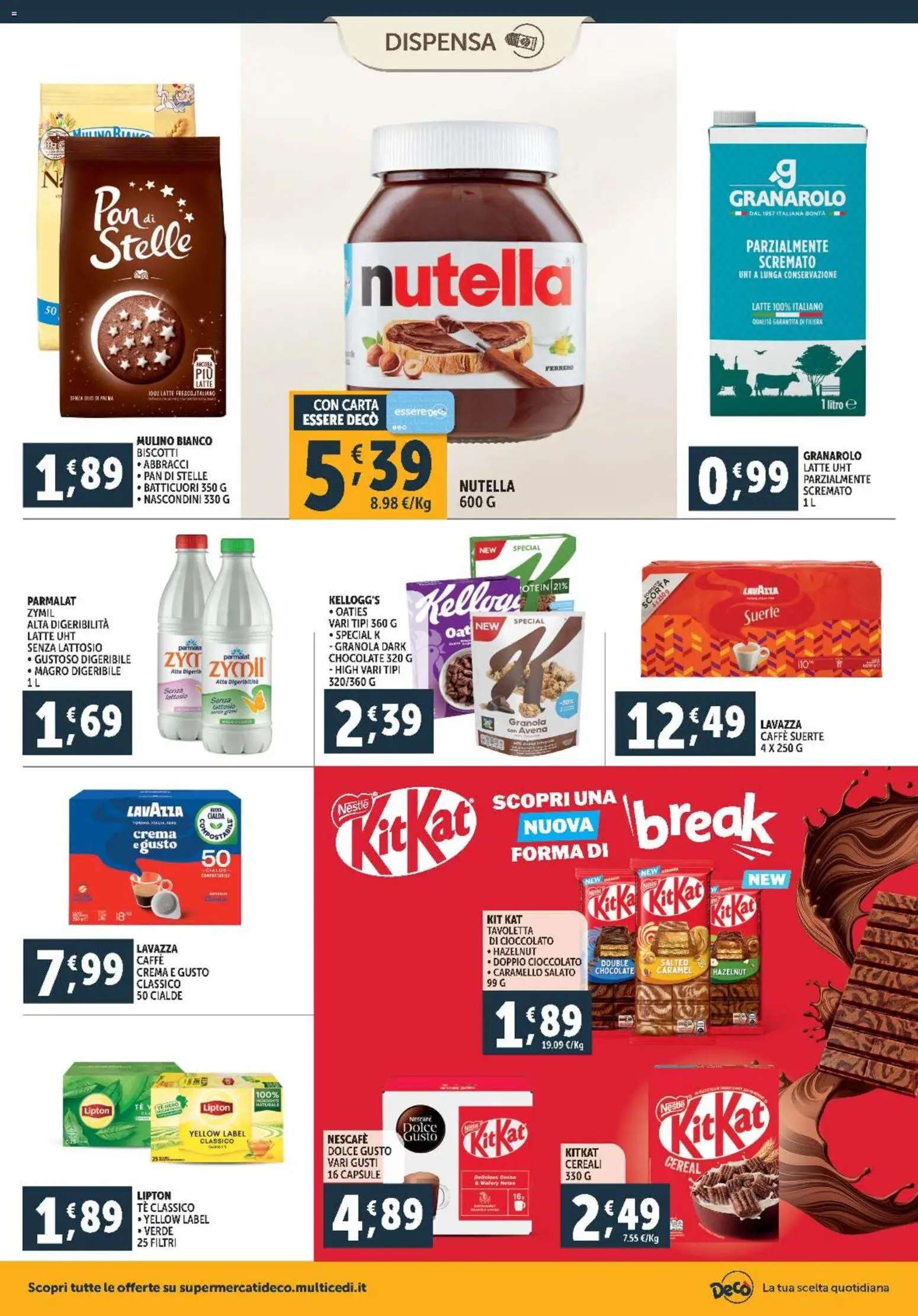 Volantino Decò del 28.10.2025 | Pagina: 12 | Prodotti: Caffè, Cioccolato, Tè, Lavazza