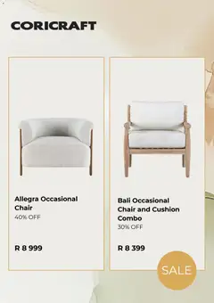Coricraft specials catalogue – valid from 01.03.2026 | Page: 6 | Products: Cushion, Chair