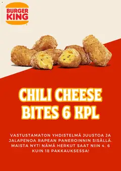 Burger King tarjoukset – voimassa 21.08.2025 alkaen | Sivu: 7 | Tuotteet: Chili